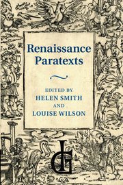ksiazka tytu: Renaissance Paratexts autor: 