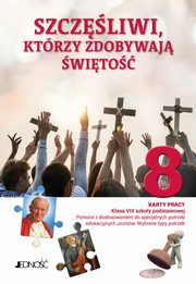 Szczliwi ktrzy zdobywaj wito Karty pracy Klasa 8 SP, 