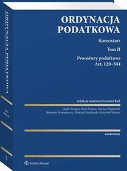 Ordynacja podatkowa. Komentarz. Tom II, Leonard Etel, Sawomir Presnarowicz, Rafa Dowgier, Mariusz Popawski, Piotr Pietrasz, Krzysztof Teszner, Wojciech Stachurski