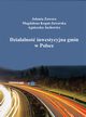 Dziaalno inwestycyjna gmin w Polsce, Jolanta Zawora, Magdalena Kogut-Jaworska, Agnieszka Jachowicz